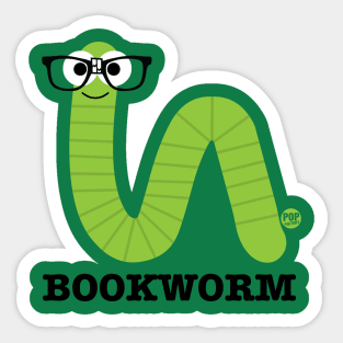 BOOKWORM Sticker